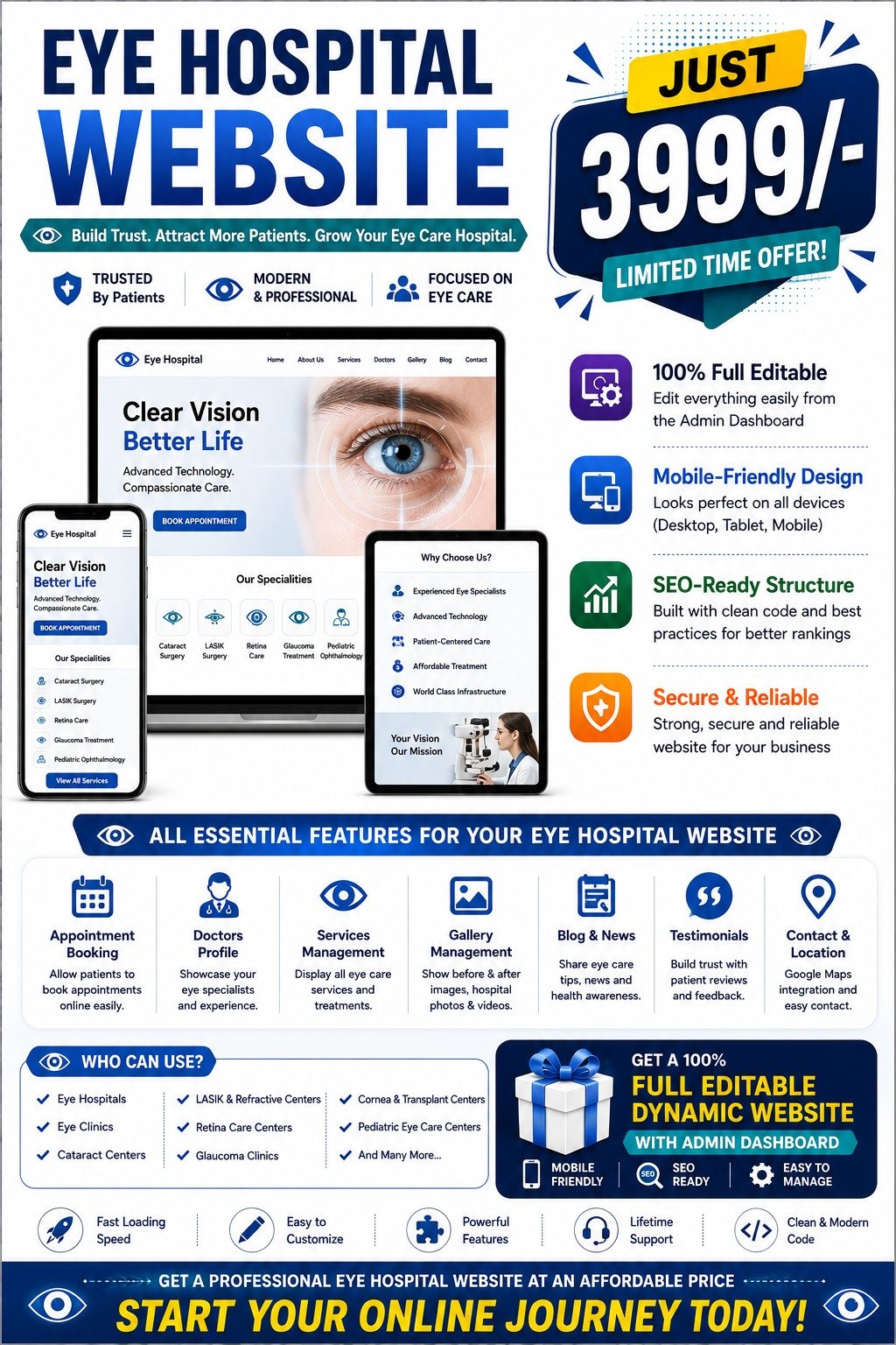 Dyanamic Websites Offer 004 - Omega Prime Solutions, Wayanad IT Services