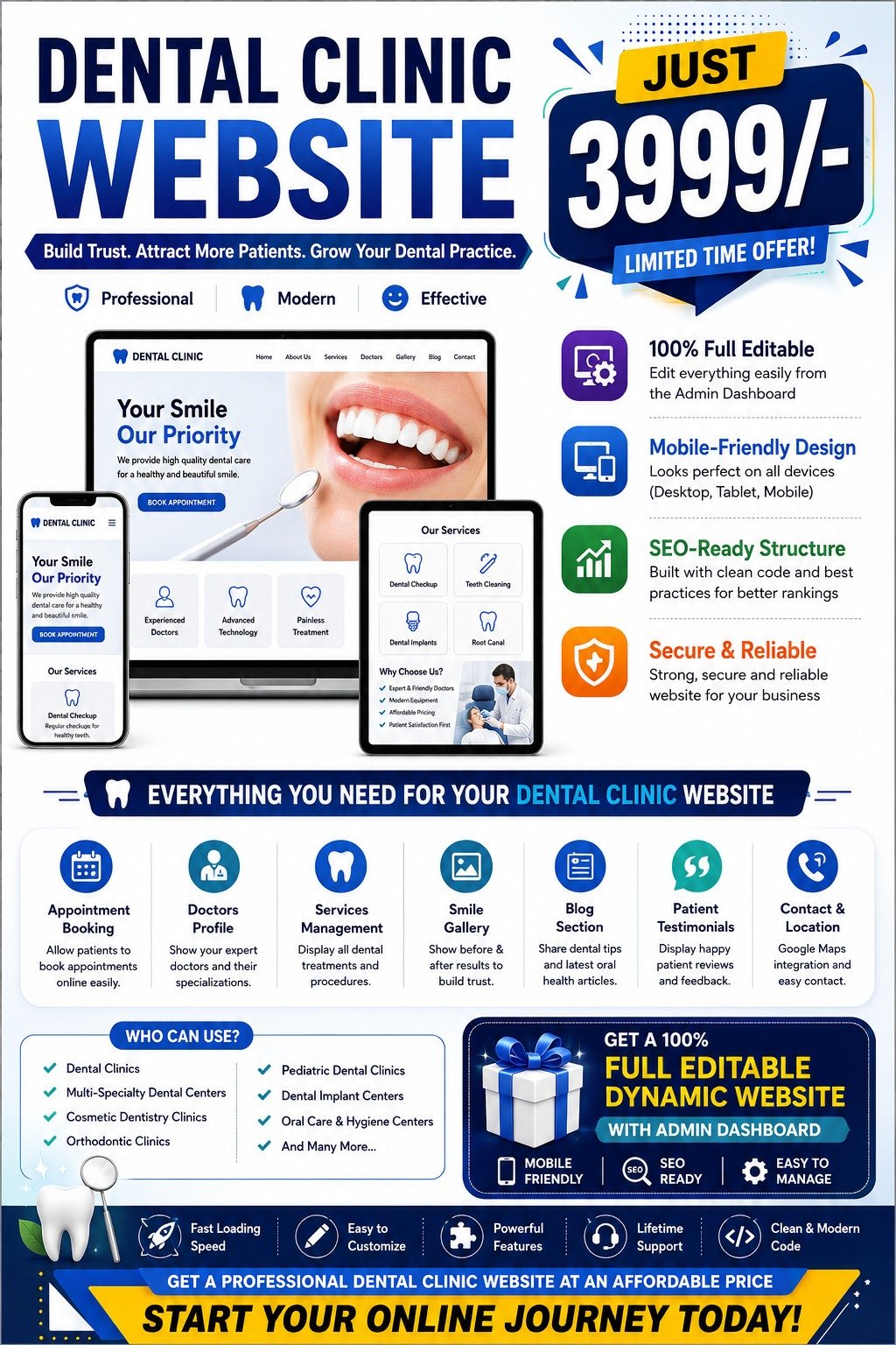 Dyanamic Websites Offer 009 - Omega Prime Solutions, Wayanad IT Services