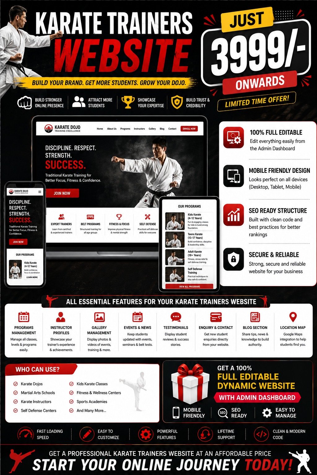 Dyanamic Websites Offer 015 - Omega Prime Solutions, Wayanad IT Services